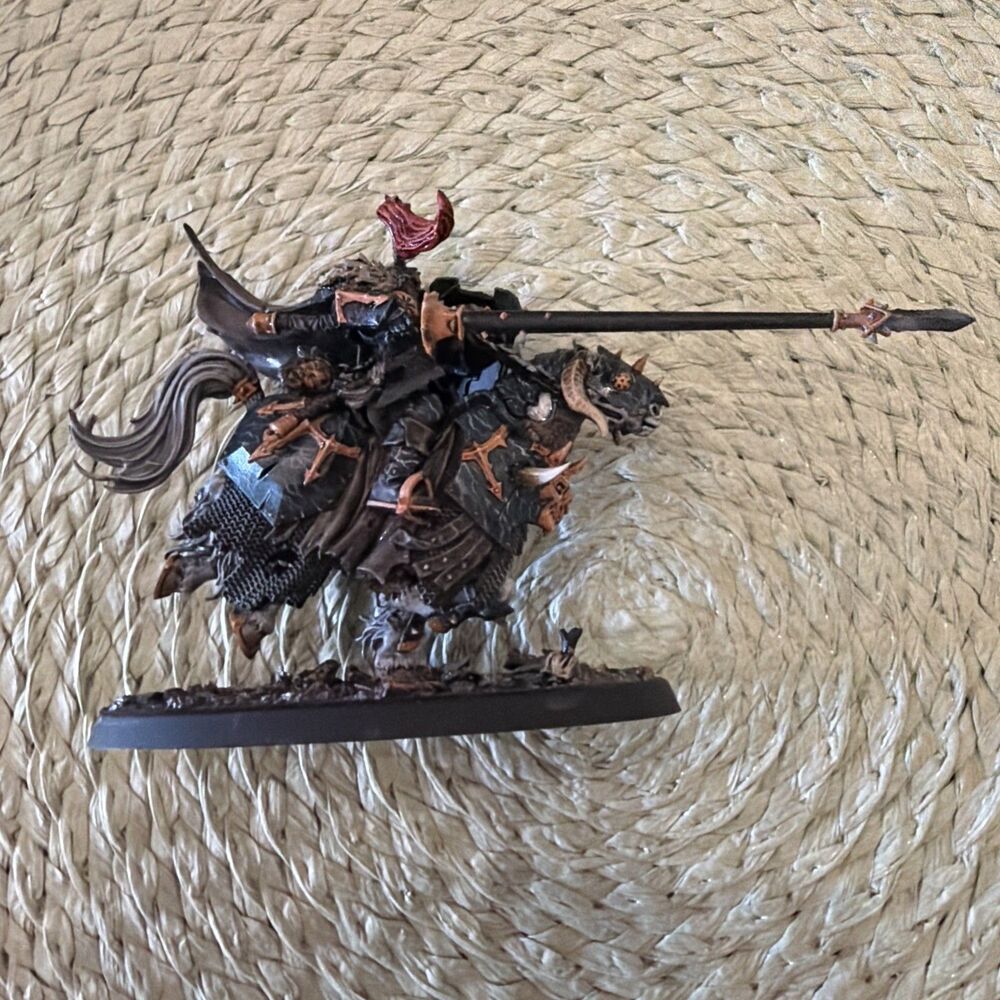 Pro Painted Warhammer Slaves To Darkness Rider Black Knight